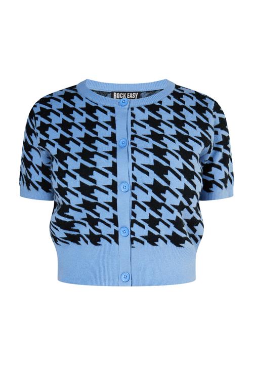 ROCKEASY Cardigan  himmelblå / sort