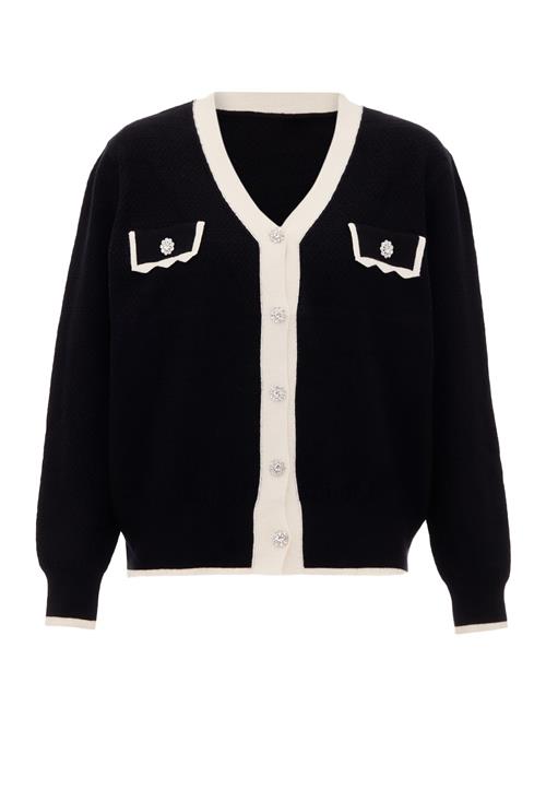carato Cardigan  sort / hvid