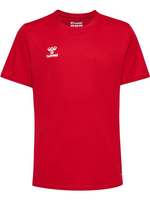 Hummel Funktionsskjorte 'Essential'  blodrød / hvid