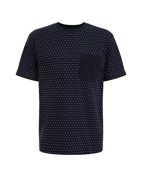 WE Fashion Bluser & t-shirts  marin / lyseblå / naturhvid