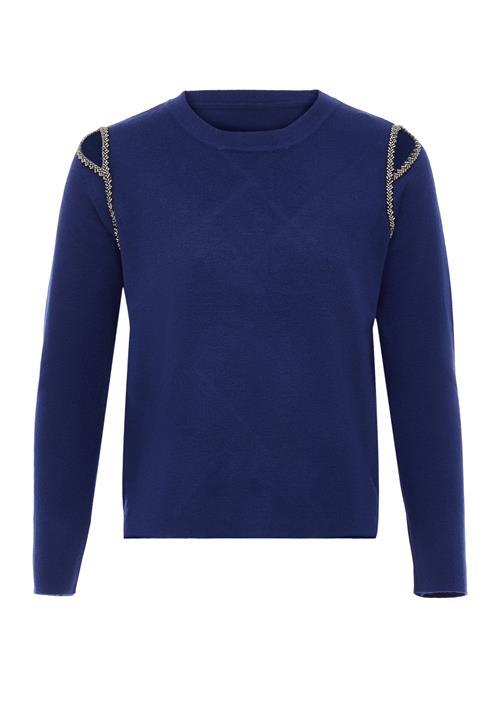 NAEMI Pullover  marin / sølv