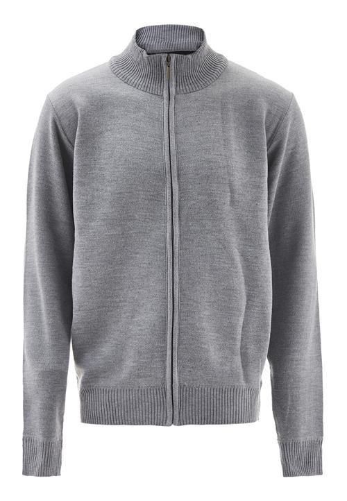 FUMO Cardigan  grå-meleret