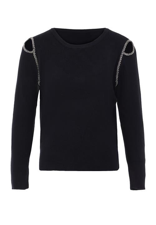 NAEMI Pullover  sølvgrå / sort