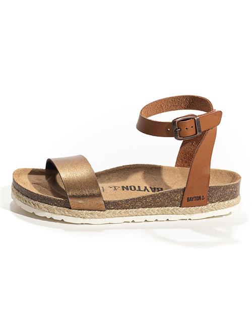 Bayton Sandaler med rem 'Jovial'  karamel / bronze