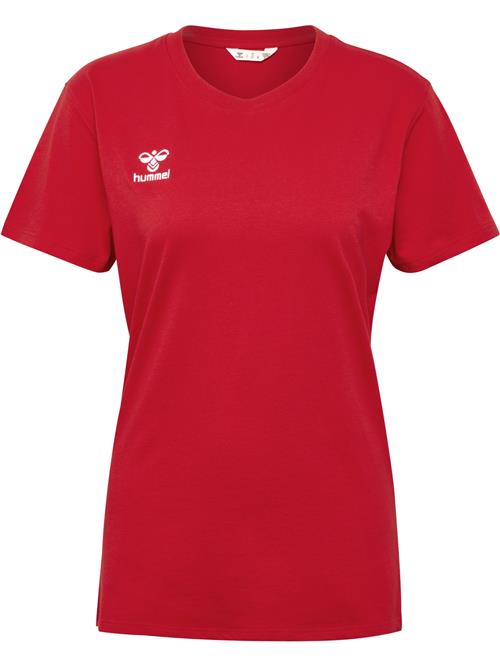 Hummel Funktionsbluse 'Go 2.0'  cranberry / hvid