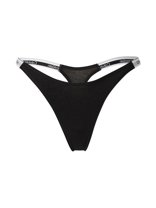 Calvin Klein Underwear String  grå / sort / hvid