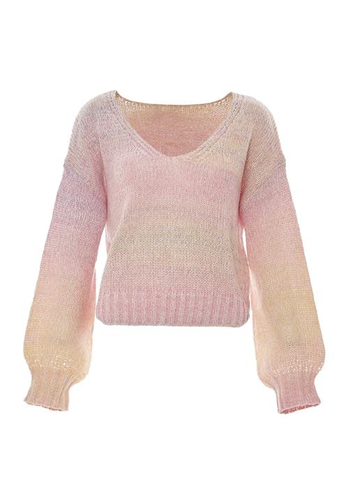 MYMO Pullover  pastelgul / lyselilla / lyserød / pastelpink