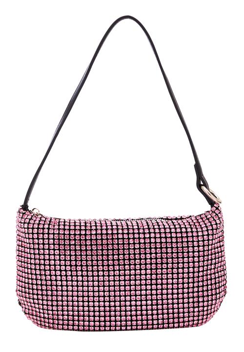 faina Skuldertaske  pink / sort