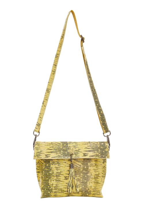 FELIPA Skuldertaske  pastelgul / sort