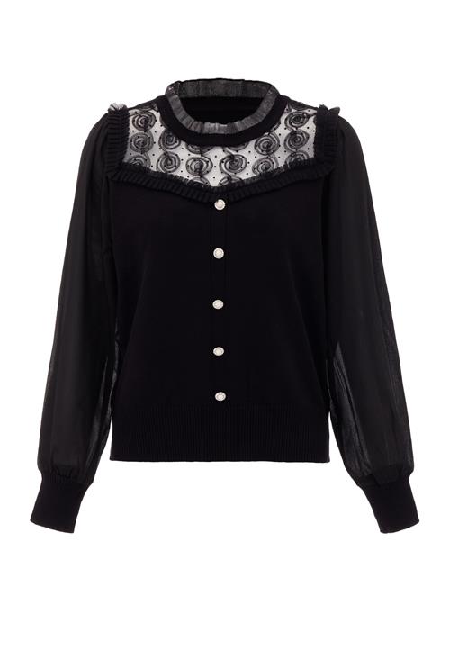 caneva Pullover  sort / hvid