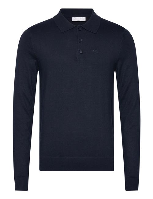 Lindbergh | Long Sleeve Knitted Poloshirt | S