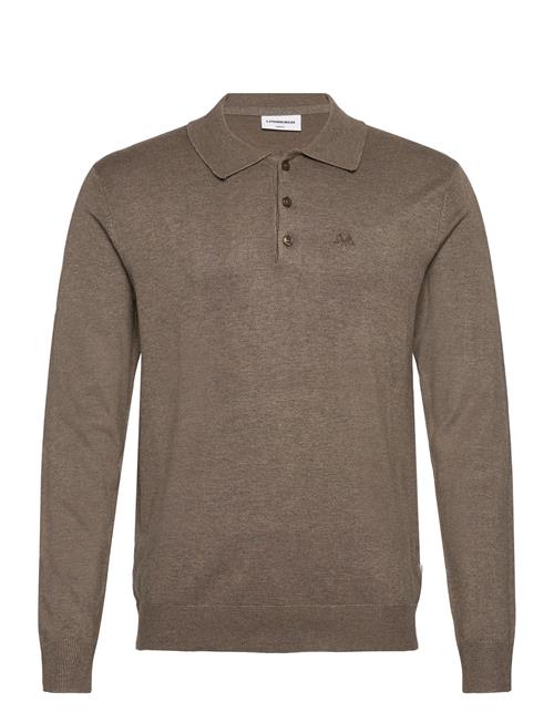 Lindbergh | Long Sleeve Knitted Poloshirt | XXL