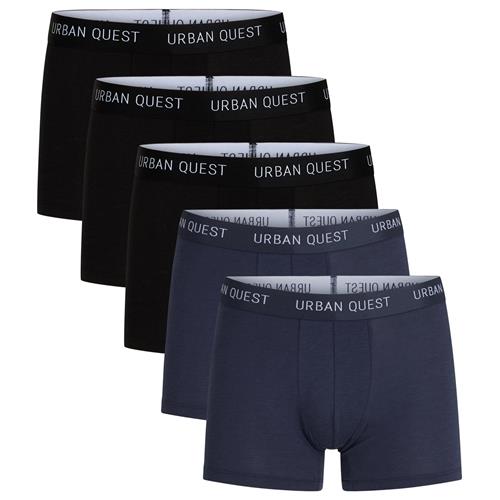 URBAN QUEST Boksershorts  navy / sort / hvid