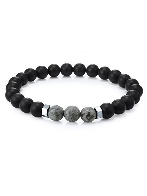 True Rebels Armbånd  grå / sort / sølv