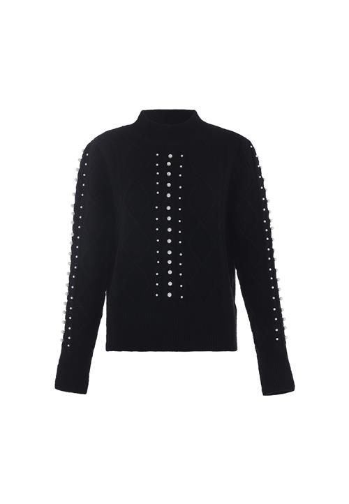 faina Pullover  sort / hvid