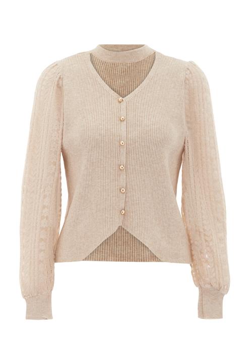 NAEMI Cardigan  beige