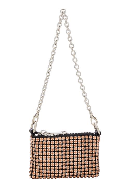 faina Skuldertaske  beige / sort