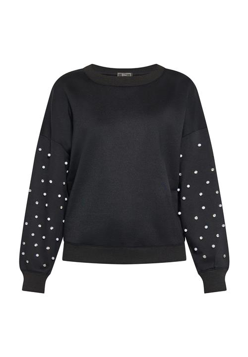 faina Sweatshirt  sort / sølv / perlehvid
