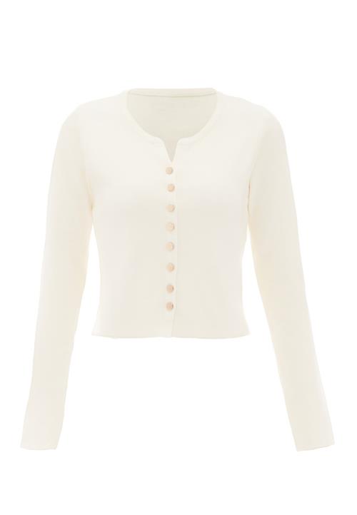 NAEMI Cardigan  uldhvid