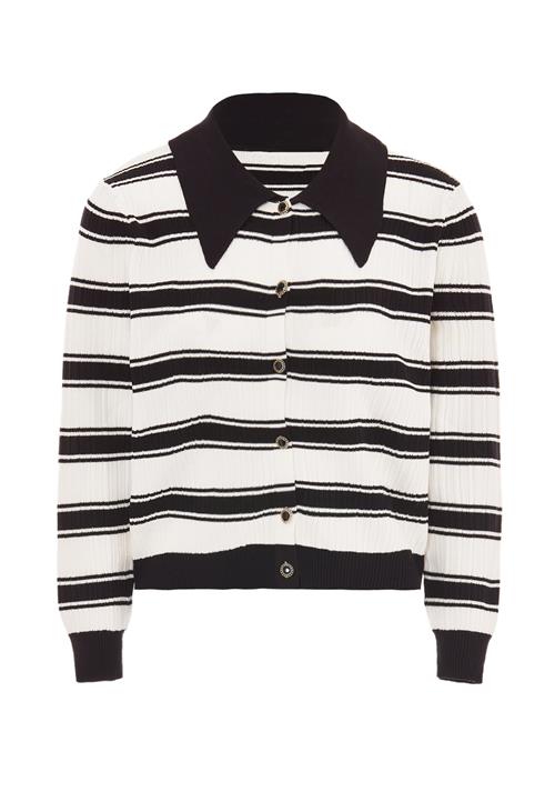 CARNEA Cardigan  sort / hvid