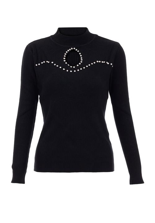 carato Pullover  sort / transparent