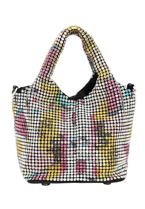 Koosh Håndtaske  gul / lys pink / sort / hvid