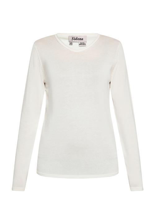 Sidona Pullover  uldhvid