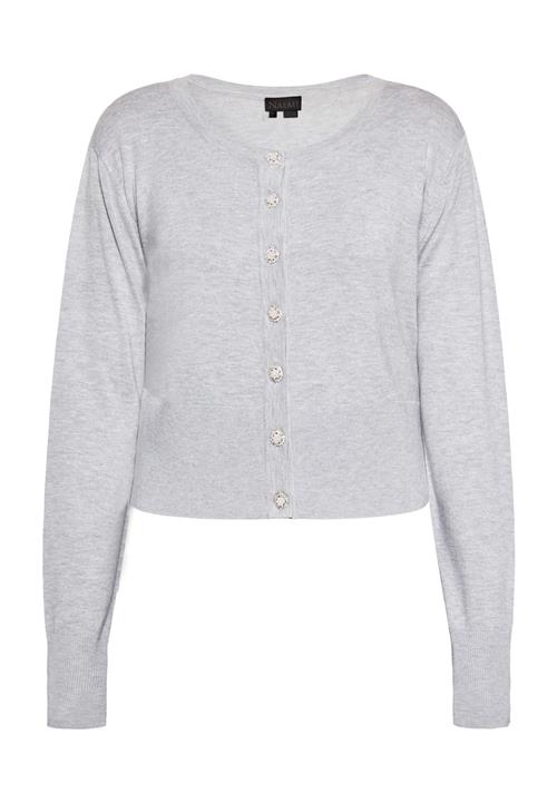 NAEMI Cardigan  grå-meleret