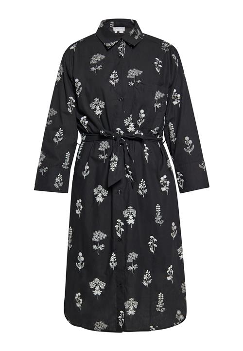 Usha Blusekjole  sort / hvid