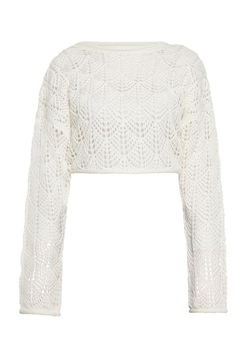 swirly Pullover  hvid