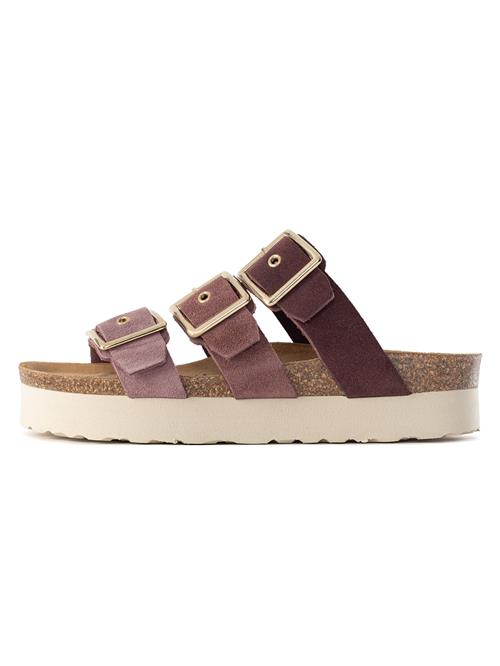 Bayton Pantoletter 'Castelo'  lysebeige / rustbrun