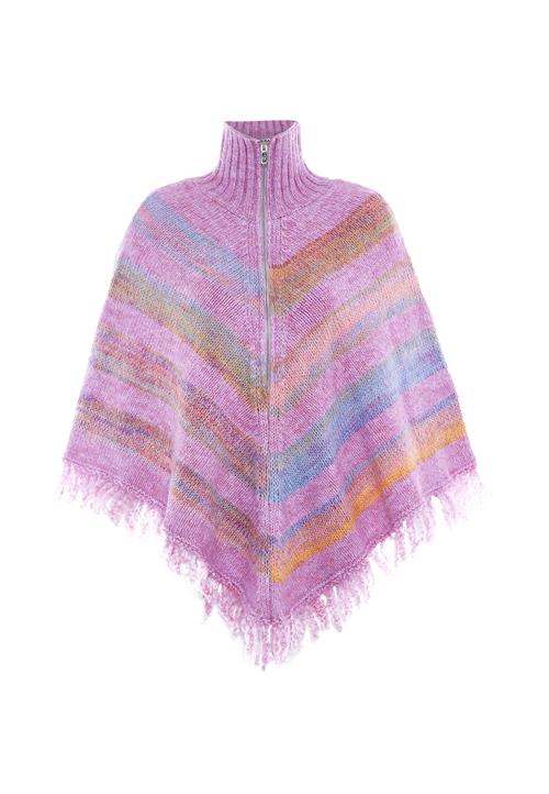 ebeeza Kappe  lyseblå / lavendel / orange-meleret / rosé