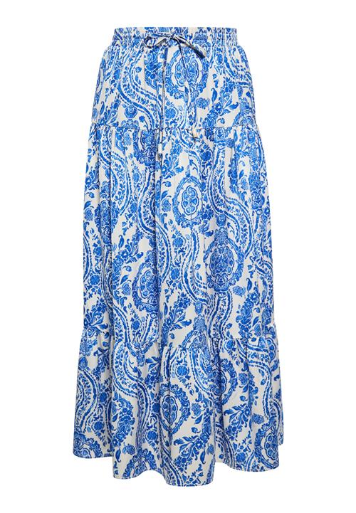 IZIA Nederdel  azur / hvid