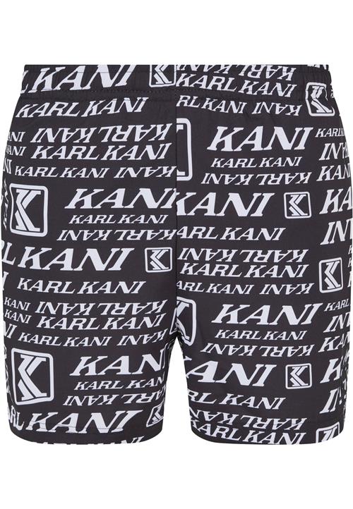 Karl Kani Badeshorts  sort / hvid