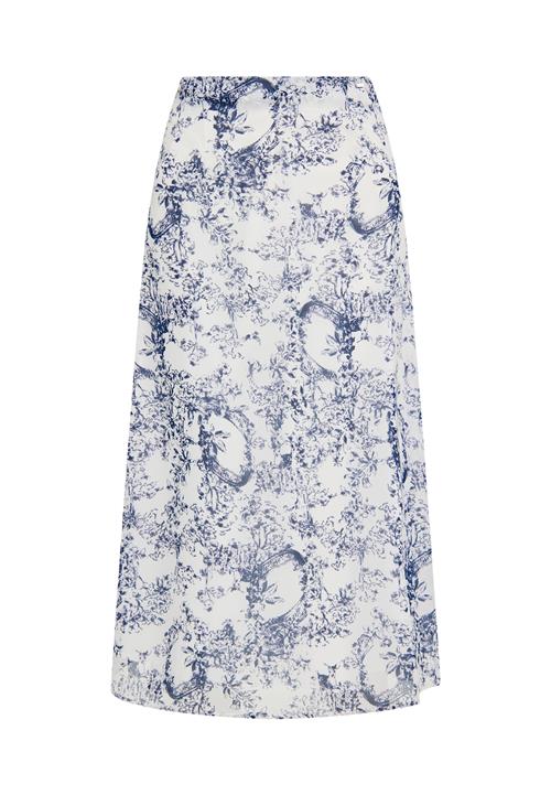 DreiMaster Klassik Nederdel  marin / hvid