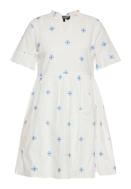 DreiMaster Vintage Sommerkjole  blå / uldhvid