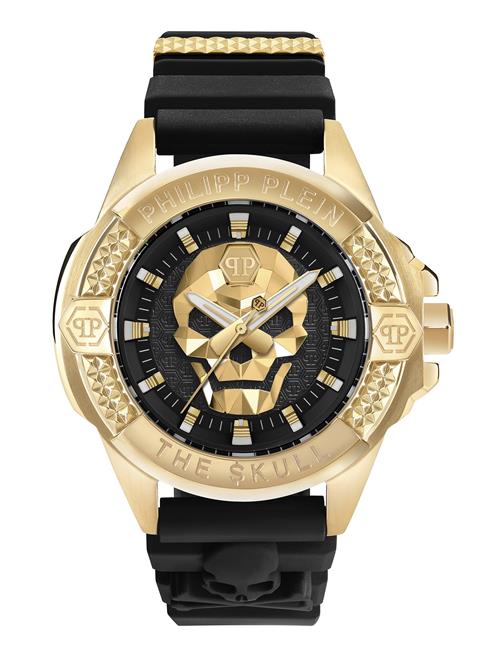 Philipp Plein Analogt ur 'THE $KULL'  guld / sort
