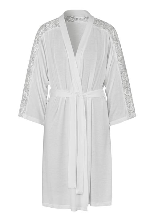 Se LASCANA Morgenkåbe  hvid ved About You