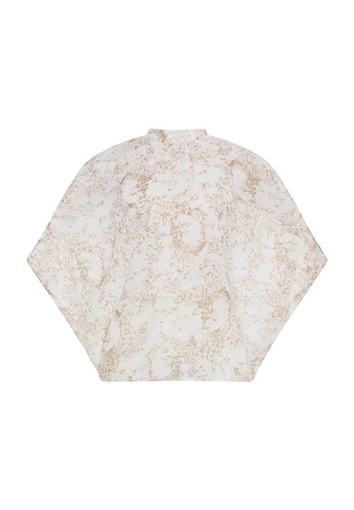 DreiMaster Klassik Bluse  sand / hvid