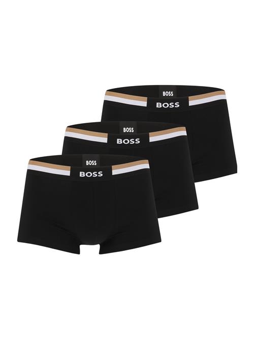 BOSS Boksershorts 'Motion'  sand / sort / hvid