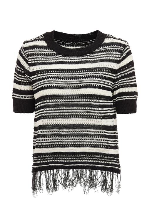 ESHA Pullover  sort / uldhvid