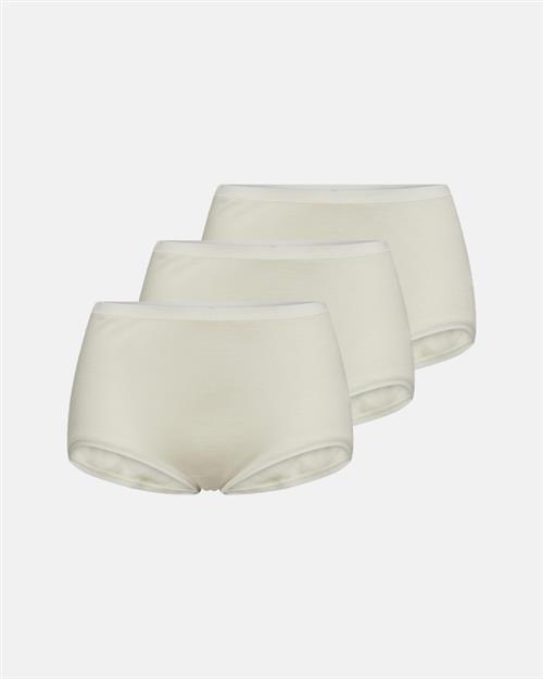 Se Maxi brief 3-pak | 100% uld | Ivory ved Intimo