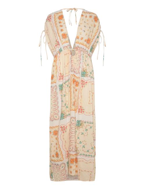 Stella Nova | Cotton Tissue Printed Maxi Dress | 42