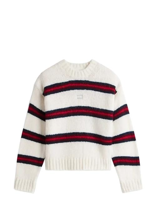 Tommy Jeans | Tjw Badge Stripe Fluffy Sweater | M