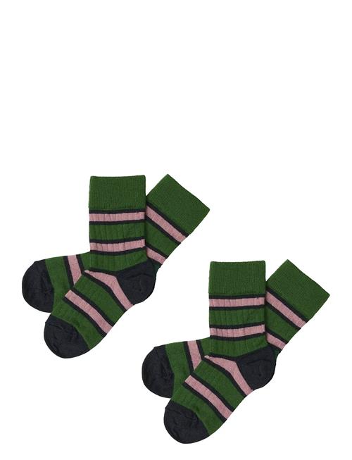 FUB | 2-Pack Two-Tone Stripe Socks | 19/21
