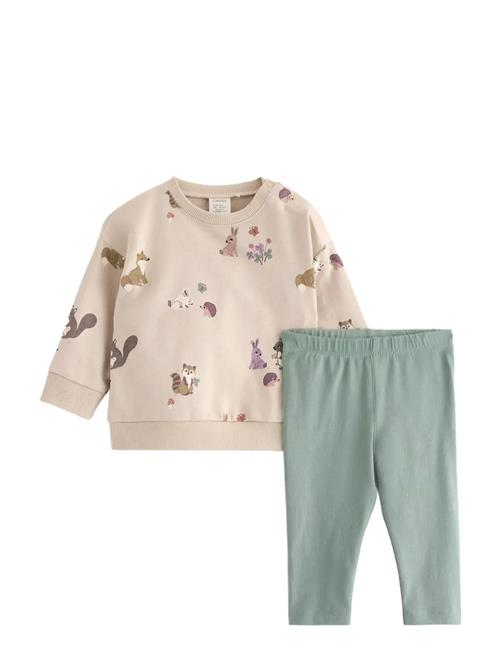 Lindex | Set Sweatshirt Leggings Forest | 62