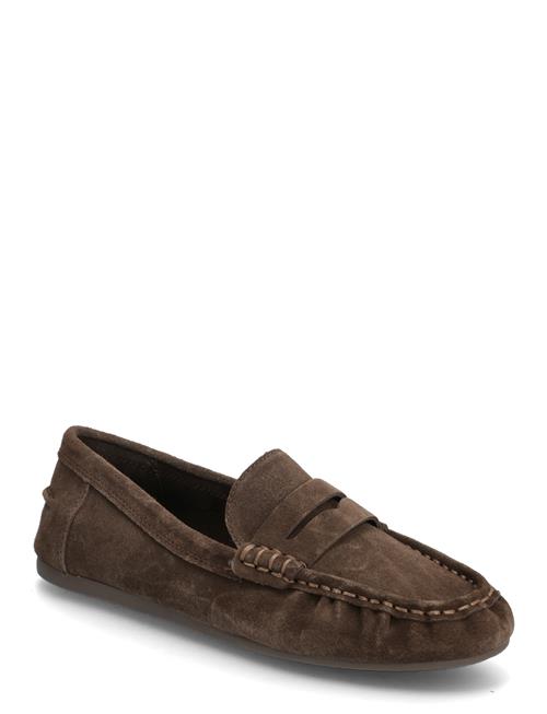 Mango | Suede Penny Loafers | 38