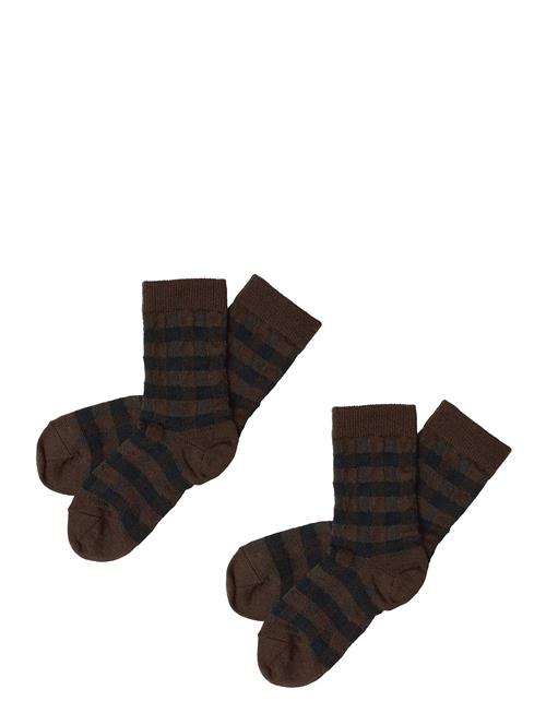 FUB | 2-Pack Check Socks | 19/21