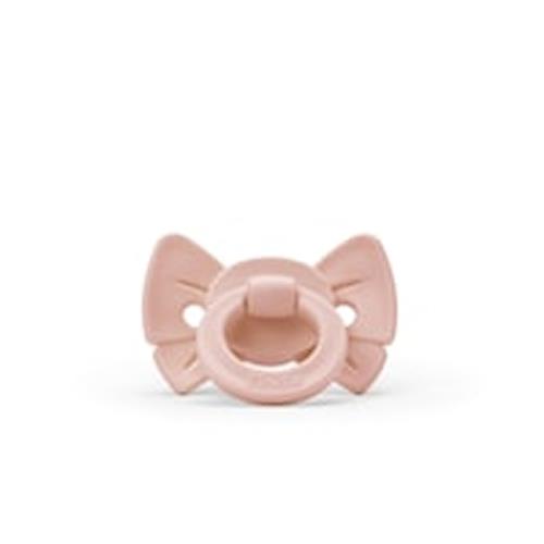 Elodie Binky Bow Sutter I Silikone 3M+ Misty Pink  Misty Pink-One Size  Lyserød  One Size  kvinde