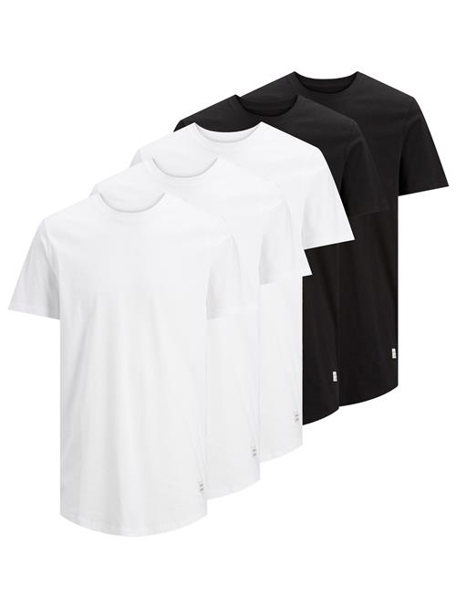 JACK & JONES Bluser & t-shirts 'JJENoa'  sort / hvid